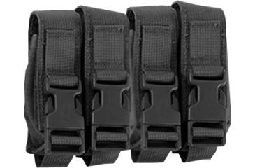 Image of High Speed Gear HSGI Modular Pistol Mag Pouch, Quad, Black, 12PM04BK