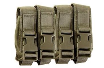 Image of High Speed Gear HSGI Modular Pistol Mag Pouch, Quad, Olive Drab, 12PM04OD