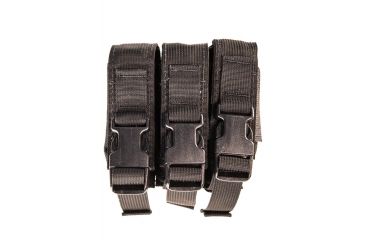 Image of High Speed Gear HSGI Modular Pistol Mag Pouch, Triple, Black, 12PM03BK