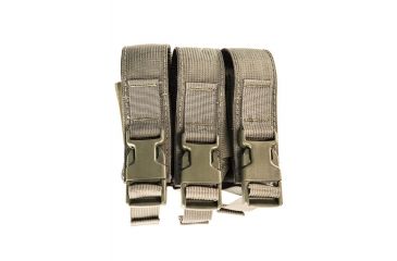 Image of High Speed Gear HSGI Modular Pistol Mag Pouch, Triple, Olive Drab, 12PM03OD