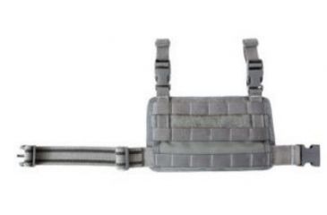 Image of High Speed Gear HSGI Padded Leg Panel, Wolf Gray, 20MDL1WG