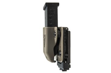 Image of Comp-Tac Single Mag PLM OWB Kydex Pouch, number 1, 1911 Single Stack, KAHR, Springfiled XD, S, SIG 220-RSC, Left Hand, Dark Earth, C62201000RDEN