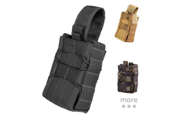 Image of High Speed Gear Stun Gun Taco-Belt Mount Pouch with Velcro One-Wrap, Black, Coyote Brown, LE Blue, MultiCam BK, Olive Drab, Wolf Gray