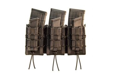 Image of High Speed Gear Triple Double Decker Taco Shingle Rifle/Pistol Magazine Pouch, Black, 45DD00BK