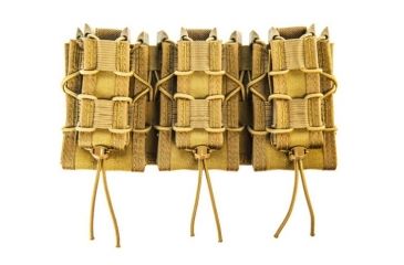 Image of High Speed Gear Triple Double Decker Taco Shingle Rifle/Pistol Magazine Pouch, Coyote Brown, 45DD00CB