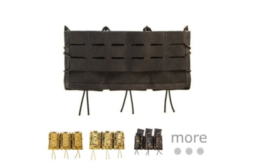 Image of High Speed Gear Triple Double Decker TACO Shingle Rifle/Pistol Magazine Pouch, Black, Coyote Brown, MultiCam, MultiCam BK, Olive Drab, Wolf Grey