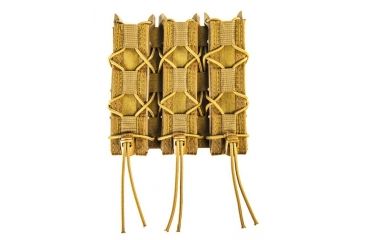 Image of High Speed Gear Triple Extended Pistol Taco Shingle Pistol Magazine Pouch, Coyote Brown, 45EX00CB