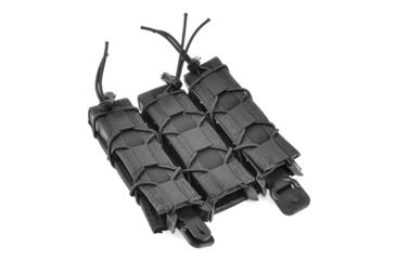 Image of High Speed Gear Triple Extended Pistol TACO Shingle Pistol Magazine Pouch, Black, 45EX00BK
