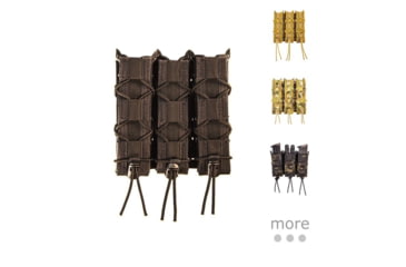Image of High Speed Gear Triple Extended Pistol TACO Shingle Pistol Magazine Pouch, Black, Coyote Brown, MultiCam, MultiCam BK, Olive Drab, Wolf Grey