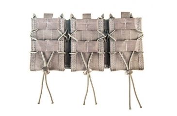 Image of High Speed Gear Triple Taco Shingle Rifle Magazine Pouches, Wolf Gray, 45TA00WG
