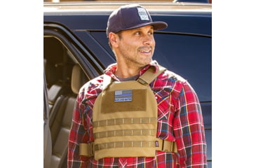 Image of HighCom Armor Trooper Carrier Armor Patrol Vest, Coyote, One Size, CAP-CT-OSFA