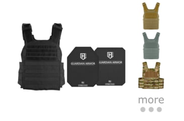 Image of HighCom Security ACAP Series Rifle Armor Kit Plate Carrier w/Guardian RSTP Ceramic Plates w/UHMWPE Backing, Black, Coyote Tan, Foliage Green, MultiCam, Navy Blue, OD Green