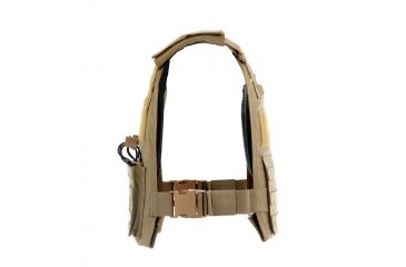 Image of HighCom Armor BPC Series Rifle Armor Kit Plate Carrier w/Guardian AR1000 Steel Plates/10x12 Shooters Cut/10x12 Shooters Cut, Coyote Tan, 2XL, RAK-182314314