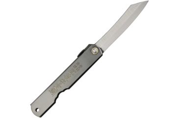 Image of Higonokami No. 4 Folder Black Folding Knife,2.875in,Black Stainless Handle HIGO04BL