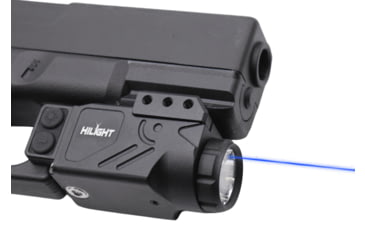 Image of Hilight Enforcer Series Blue Laser Sight, SIG Sauer P226, Springfield Armory XD-S, Glock 19, SIG Sauer P320, Glock 17, Glock 34, Smith &amp; Wesson M&amp;P M2.0, Springfield Armory XD-M, Black, ES10B2