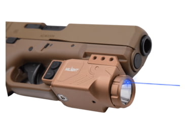 Image of Hilight Enforcer Series Blue Laser Sight, SIG Sauer P226, Springfield Armory XD-S, Glock 19, SIG Sauer P320, Glock 17, Glock 34, Smith &amp; Wesson M&amp;P M2.0, Springfield Armory XD-M, Tan, ES10B2 Tan