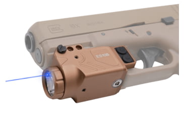 Image of Hilight Enforcer Series Blue Laser Sight, SIG Sauer P226, Springfield Armory XD-S, Glock 19, SIG Sauer P320, Glock 17, Glock 34, Smith &amp; Wesson M&amp;P M2.0, Springfield Armory XD-M, Tan, ES10B2 Tan