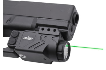 Image of Hilight Enforcer Series Green Laser Sight, SIG Sauer P226, Springfield Armory XD-S, Glock 19, SIG Sauer P320, Glock 17, Glock 34, Smith &amp; Wesson M&amp;P M2.0, Springfield Armory XD-M, Black, ES10G2