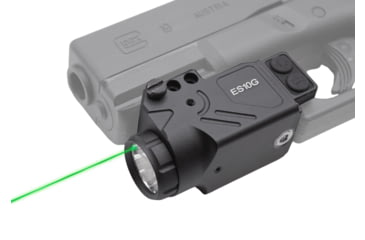 Image of Hilight Enforcer Series Green Laser Sight, SIG Sauer P226, Springfield Armory XD-S, Glock 19, SIG Sauer P320, Glock 17, Glock 34, Smith &amp; Wesson M&amp;P M2.0, Springfield Armory XD-M, Black, ES10G2