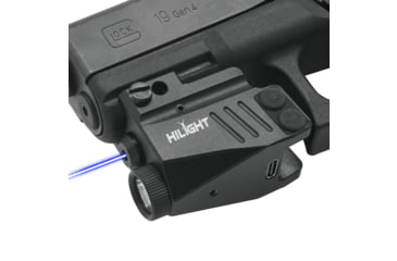Image of Hilight Maverick Series Blue Laser Sight, SIG Sauer P226, Springfield Armory XD-S, Glock 19, SIG Sauer P320, Glock 17, Glock 34, Smith &amp; Wesson M&amp;P M2.0, Springfield Armory XD-M, Black, MV3BL
