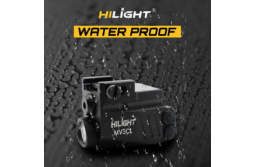 Image of Hilight Maverick Series Cyan Laser Sight, SIG Sauer P226, Springfield Armory XD-S, Glock 19, SIG Sauer P320, Glock 17, Glock 34, Smith &amp; Wesson M&amp;P M2.0, Springfield Armory XD-M, Black, MV3CL