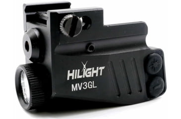Image of Hilight Maverick Series Green Laser Sight, SIG Sauer P226, Springfield Armory XD-S, Glock 19, SIG Sauer P320, Glock 17, Glock 34, Smith &amp; Wesson M&amp;P M2.0, Springfield Armory XD-M, Black, MV3GL