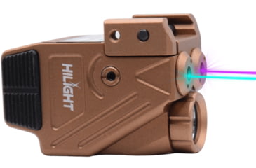 Image of Hilight Peak Performance Purple/Cyan Laser Sight, Glock 17, Glock 19, Tan, P3PCL Tan