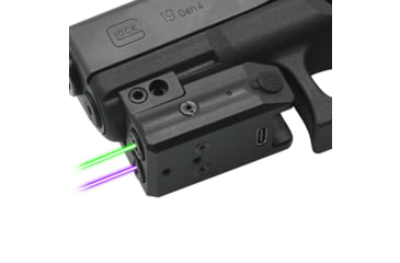 Image of Hilight Performance Series Dual Purple/Green Laser Sight, G 17, SIG Sauer P226, Springfield Armory XD-S, SIG Sauer P320, G 34, S&amp;W M&amp;P M2.0, Springfield Armory XD-M, G 19, Black, P3PG