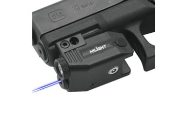 Image of Hilight Primal Series Blue Laser Sight, Glock 17, Glock 19, 400 Lumens, Black, PS5B