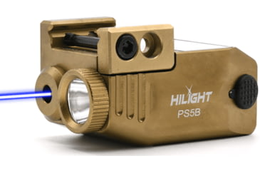 Image of Hilight Primal Series Blue Laser Sight, Glock 17, Glock 19, 400 Lumens, Tan, PS5B Tan