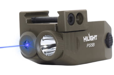 Image of Hilight Primal Series Blue Laser Sight, Glock 17, Glock 19, 500 Lumens, Olive Drab Green, PS5B2 ODG