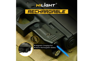 Image of Hilight Primal Series Cyan Laser Sight, Glock 17, Glock 19, Black, PS5C