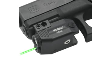 Image of Hilight Primal Series Green Laser Sight, Glock 17, Glock 19, Black, PS5G