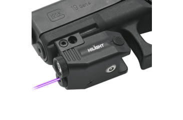 Image of Hilight Primal Series Purple Laser Sight, Glock 17, Glock 19, Black, PS5P