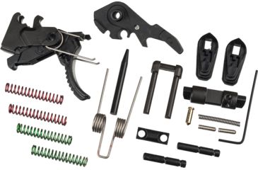 Image of HIPERFIRE HIPERTOUCH Reflex AR-15/10 Trigger Assembly Kit w/ HIPERSWITCH Safety Selector, Black, HPTR HPSBLK