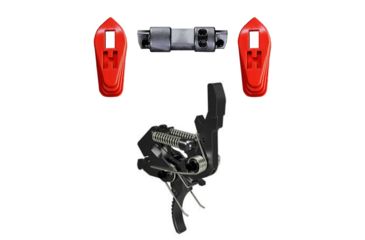 Image of HIPERFIRE HIPERTOUCH Reflex AR-15/10 Trigger Assembly Kit w/ HIPERSWITCH Safety Selector, Red, HPTR HPSRED