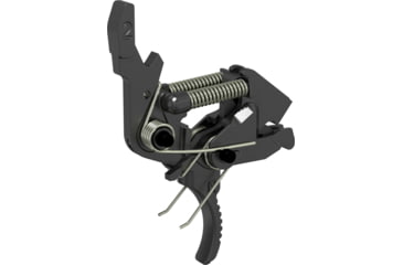 Image of HIPERFIRE Xtreme 2 Stage Mod-2 Trigger Assembly, AR-10/15/9/ SIG Sauer MPX, 3.5 - 4.5 lb Pull, Curved, Heavy Maganese Phosphate, Black, X2SM2