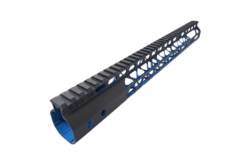 Image of HIPP Customs Lite Weight Hand Guard, 15in, AR-15, Black/Blue, 15in, HC15HAND15BL