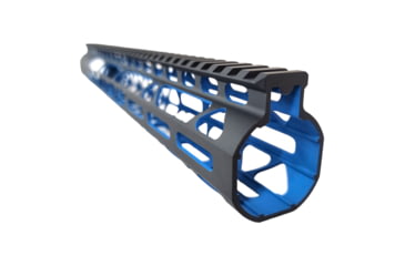 Image of HIPP Customs Lite Weight Hand Guard, 15in, AR-15, Black/Blue, 15in, HC15HAND15BL