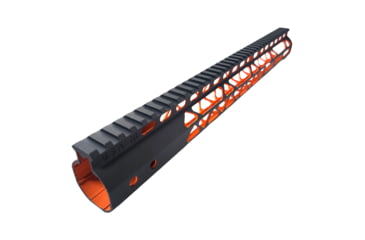 Image of HIPP Customs Lite Weight Hand Guard, 15in, AR-15, Black/Orange, 15in, HC15HAND15ORG