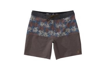 Image of HippyTree Mens Agave Trunk Board Shorts, Brown, 30 Waist, 2072-BROWN-30