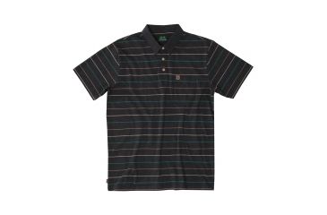 Image of HippyTree Mens Culver Polo, Heather Black, Large, 2206-HEATHER BLACK-L