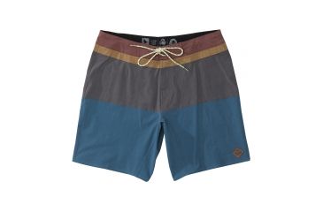 Image of HippyTree Mens Jupiter Trunk Board Shorts, Blue, 28 Waist, 2158-BLUE-28