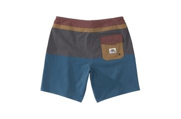 Image of HippyTree Mens Jupiter Trunk Board Shorts, Blue, 28 Waist, 2158-BLUE-28