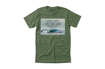 Image of HippyTree Mens Panga Tee, Heather Army, Small, 2264-HEATHER ARMY-S