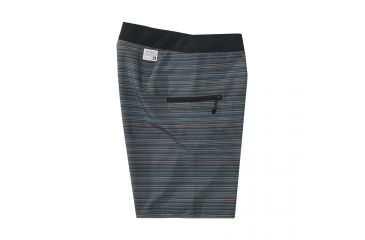 Image of HippyTree Mens Pinline Trunk Boardshorts, Grey, 28 Waist, 2181-GREY-28