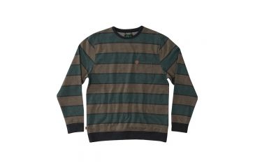 Image of HippyTree Mens Sherwood Crew Sweatshirt, Heather Black, Small, 2190-HEATHER BLACK-S