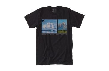 Image of HippyTree Mens Splice Tee, Black, Small, 2265-BLACK-S