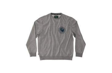 Image of HippyTree Mens Tacoma Crew Sweatshirt, Heather Grey, Small, 2209-HEATHER GREY-S