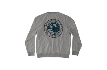 Image of HippyTree Mens Tacoma Crew Sweatshirt, Heather Grey, Small, 2209-HEATHER GREY-S